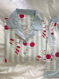 Cute Apple Cotton Pajama Set