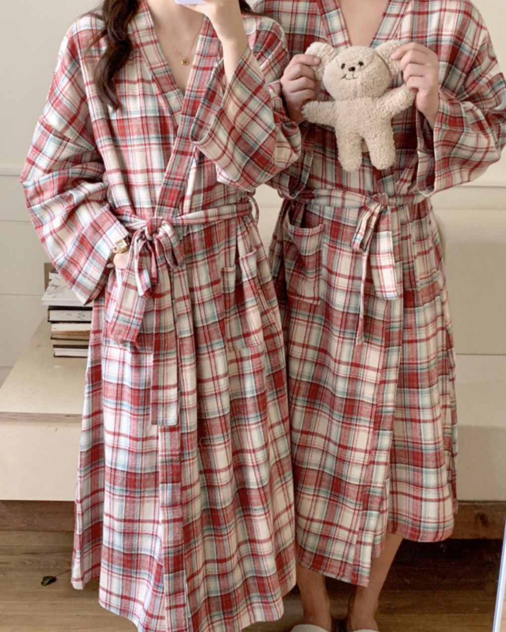 Plaid Flannel Robe