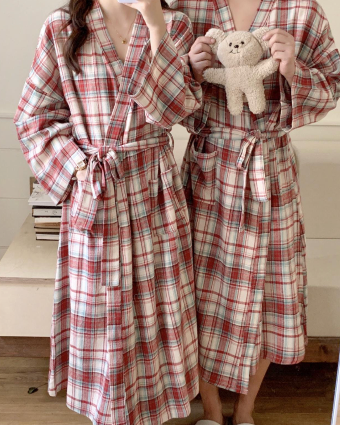 Plaid Flannel Robe