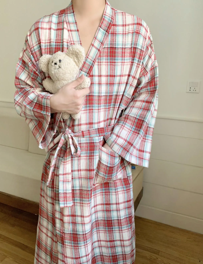 Plaid Flannel Robe