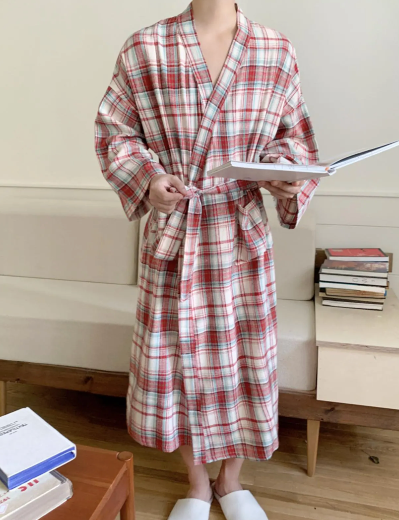 Plaid Flannel Robe