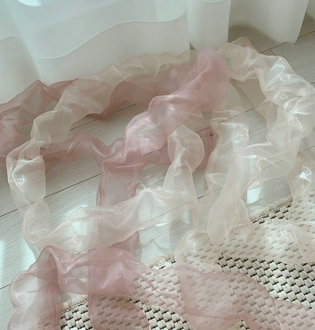 9ft Handmade Organza Cable Cover