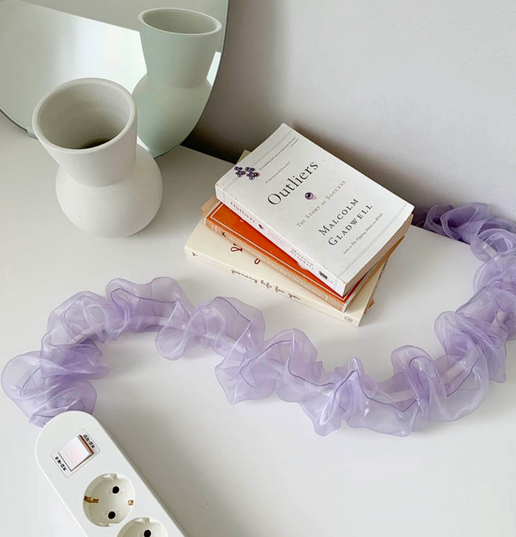 9ft Handmade Organza Cable Cover
