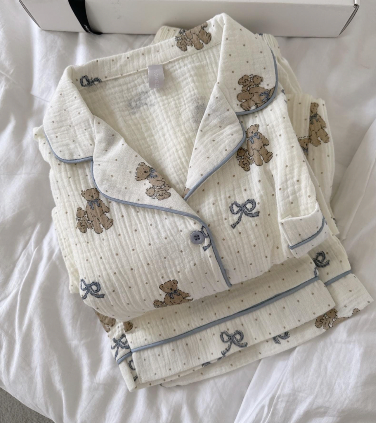 Bear Pattern Cotton Pajamas