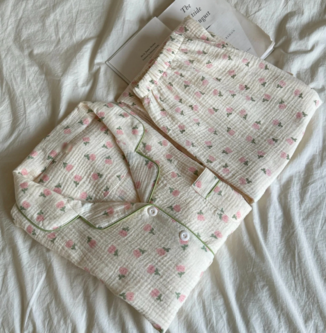 Pink Tulip Organic Cotton Pajamas