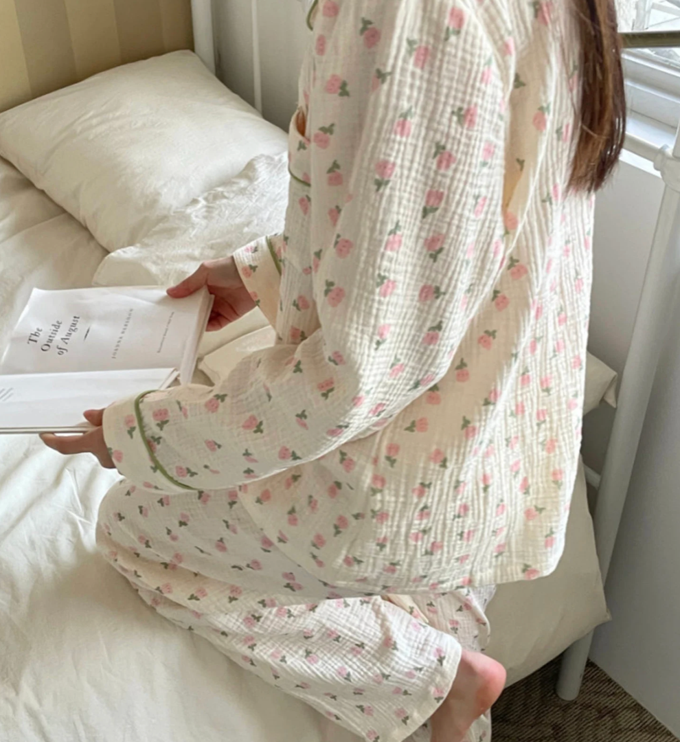 Pink Tulip Organic Cotton Pajamas