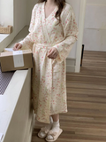 Floral Cotton Robe