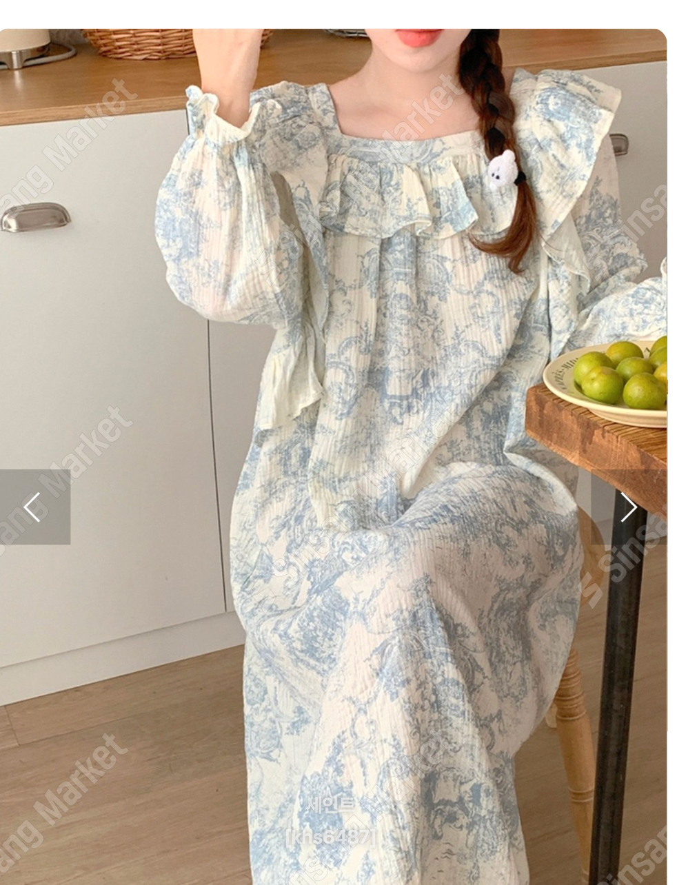 Matching Toile De Jouy Couple Loungewear