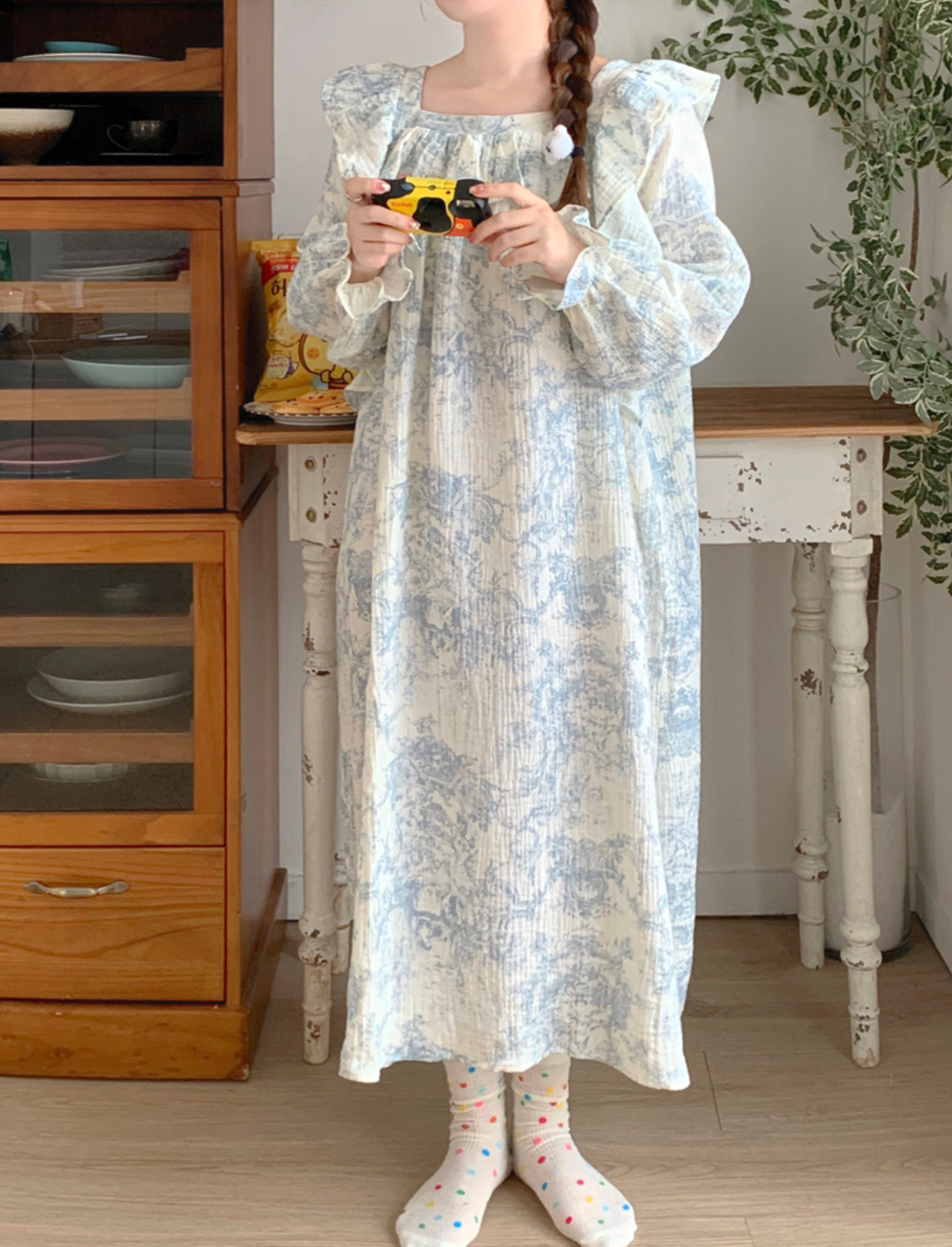 Matching Toile De Jouy Couple Loungewear