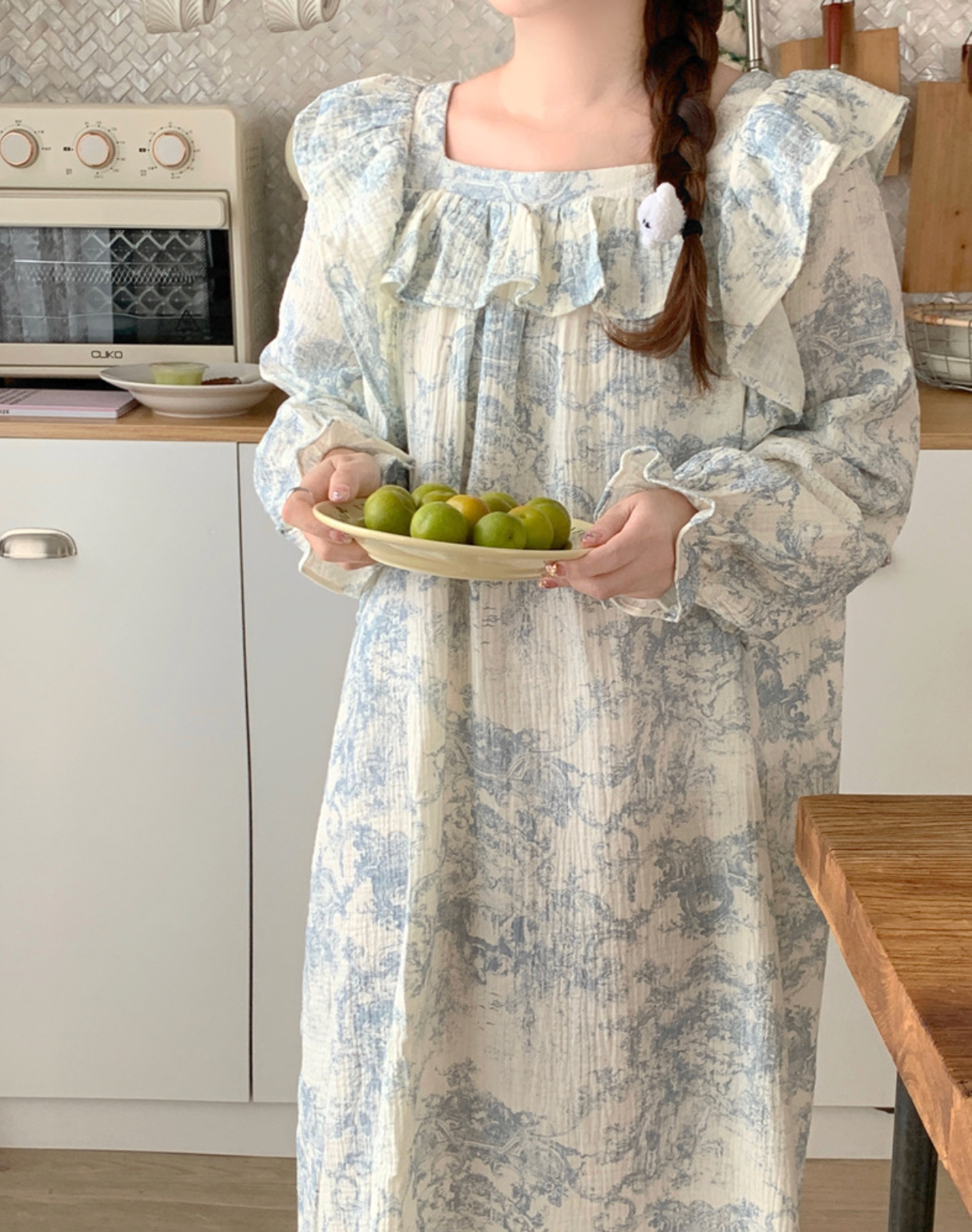 Matching Toile De Jouy Couple Loungewear