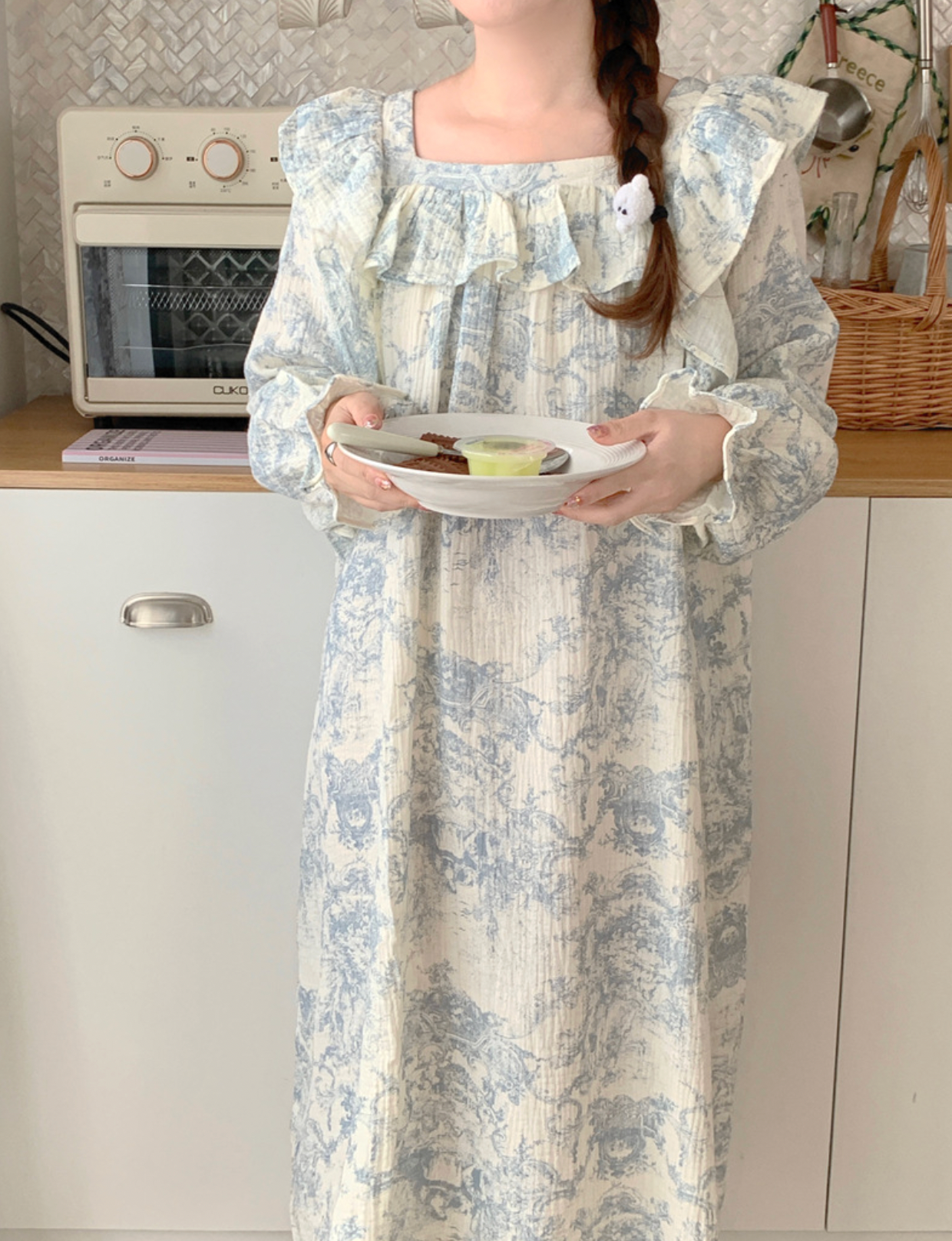 Matching Toile De Jouy Couple Loungewear