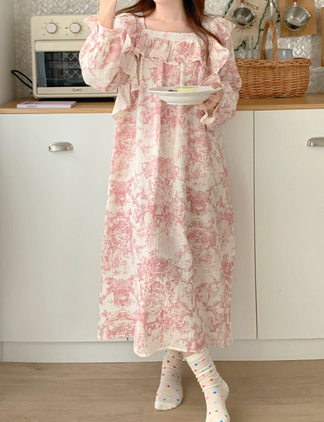 Matching Toile De Jouy Couple Loungewear