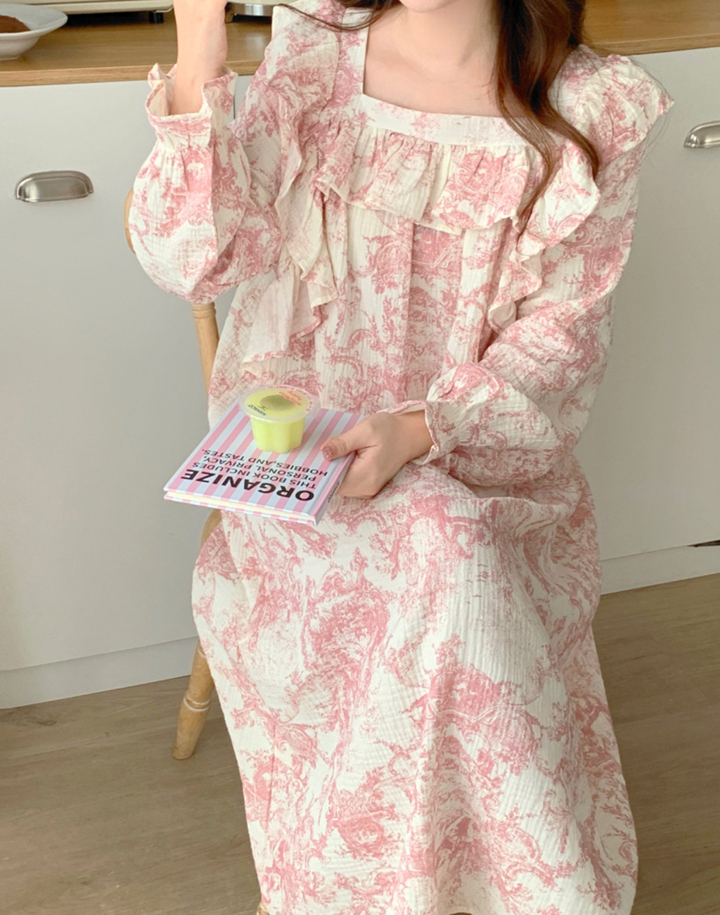 Matching Toile De Jouy Couple Loungewear