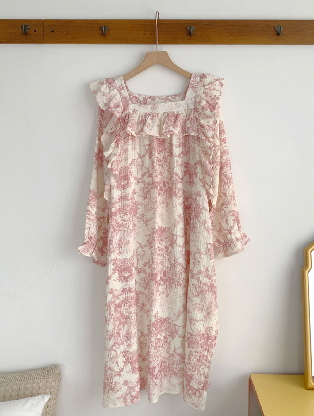 Matching Toile De Jouy Couple Loungewear
