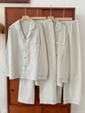 Stripe Couple Pajamas