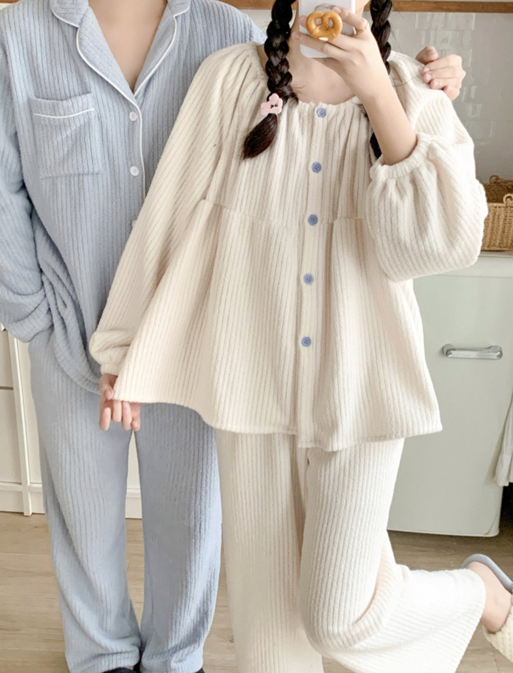 Soft Fleece Couple Pajama Set